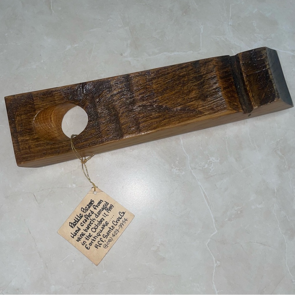 Wooden Wine Bottle Balancing Holder